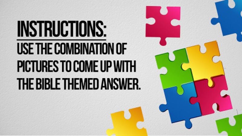 Picture Puzzles: Bible Edition Volume 2